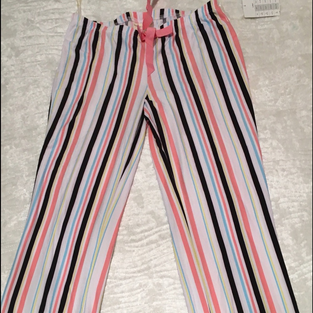 • Striped pj pants